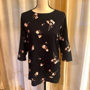 ❤️ FRENCH CONNECTION 3/4 Sleeve Tunic Size S